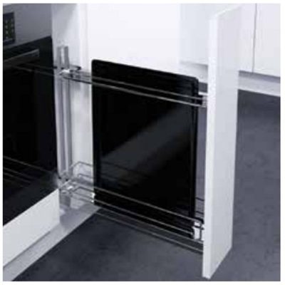 Base Pull Out, K150, Oven Tray Chrome, 150W X 495D X 530H