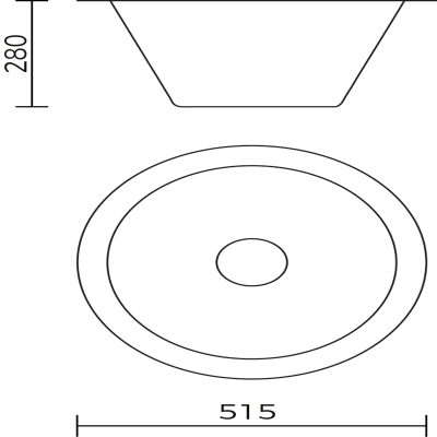 Everhard Classic Round 15L Sink, 400 Diameterx154D, 50mm Basket Waste Included - Image 2