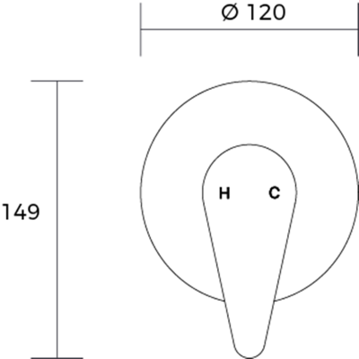 Everhard Classic Wall Mixer - Image 2