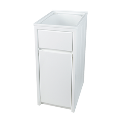 Everhard Classic 30L PP Laundry Unit, 870Hx395Wx570D, 90mm Basket Waste Included