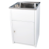 Everhard Classic 45L SS Standard Laundry Unit, 870Hx565Wx515D, 90mm Basket Waste Included