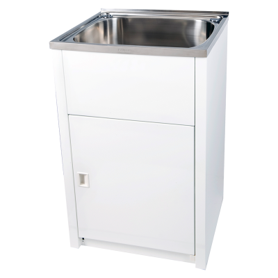 Everhard Classic 45L SS Standard Laundry Unit, 870Hx565Wx515D, 90mm Basket Waste Included