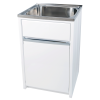 Everhard Classic 45L SP Supreme Laundry Unit (silver trim), 870Hx565Wx515D, 90mm Basket Waste Included