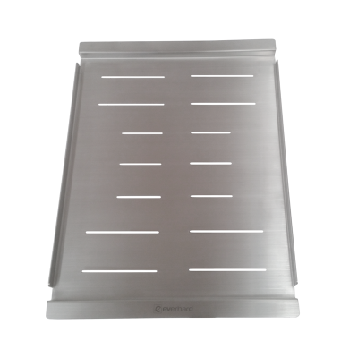 Everhard Excellence Squareline Draining Tray Stainless for 73178, 90mm Basket Waste Included