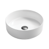 Everhard Nugleam Round Above Counter Basin, 360 Diameterx120H, Waste (available separately 92975)