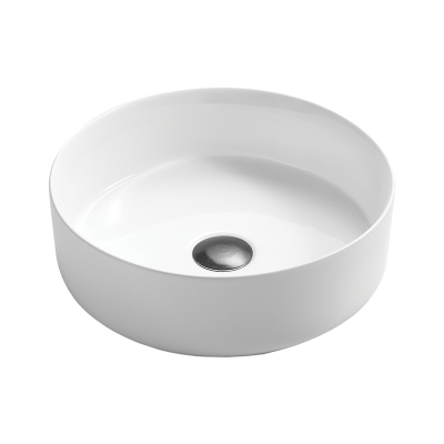Everhard Nugleam Round Above Counter Basin, 360 Diameterx120H, Waste (available separately 92975)