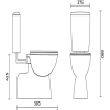 Everhard Classic Connector S Trap Toilet Suite - Image 2
