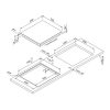BLAUPUNKT COOKTOP INDUCTION 80CM 4 ZONE BOOST SLIDER FRAMELESS BLACK GLASS - Image 3