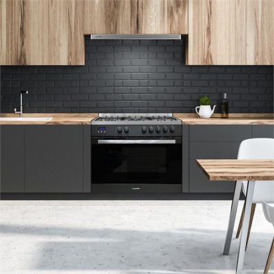 BLAUPUNKT FREESTANDING COOKER/OVEN 90CM GAS 5Z CAST IRON 9FUNC 90L, BLACK (Plug & Play, Natural Gas) - Image 2
