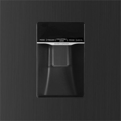 592L SIDE BY SIDE FREESTANDING FRIDGE DARK STEEL - Image 2