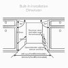 DISHWASHER,S/STEEL,F/STAND,12PL,6PROG,49DB, BLK - Image 2