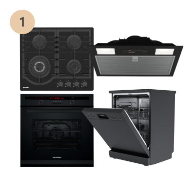 BLAUPUNKT APPLIANCE PACKAGE (600MM GAS PACK)