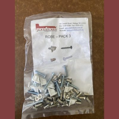 Robe Hardware Pack 3 - 1776mm High Drw Units