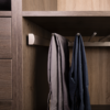 Pants Rack 600mm Wide Softclose Satin Nickel - Image 3
