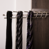 Deluxe Sliding Tie Rack 350mm Satin Nickel - Image 2