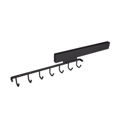 Deluxe Sliding Belt Rack 350mm Matt Black