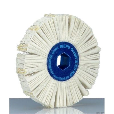 Riepe Fabric Sisal Buffing Wheel 3:1 Tlg. 120/20/19 MM (Hexagon)