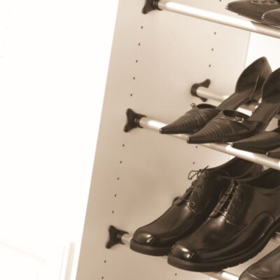 Shoe Rail Brackets, Black Suit 32mm Line Bore 5mm hole - Image 4